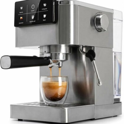 Macchina espresso inox con display touch