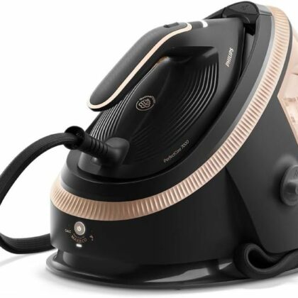 Philips PerfectCare 7000 – Ferro con caldaia (nero/oro rosa)