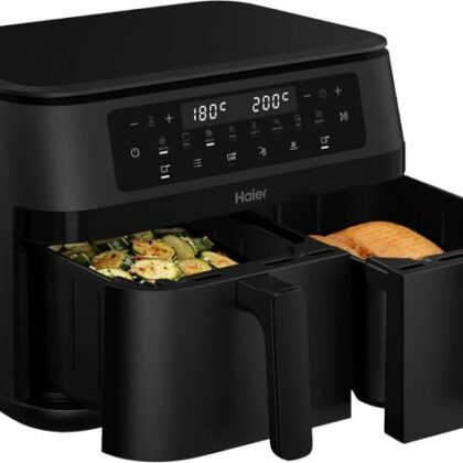 Haier Friggitrice ad aria doppio cestello