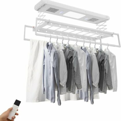 Stendibiancheria da soffitto elettrico con telecomando