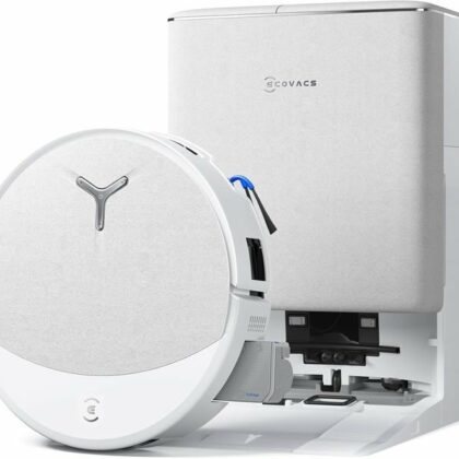 Ecovacs Robot aspirapolvere e lavapavimenti bianco