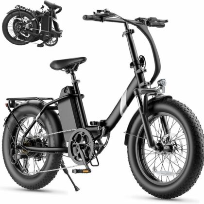 Bicicletta elettrica pieghevole fat bike