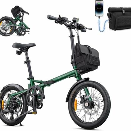 Engwe Bicicletta pieghevole urbana verde
