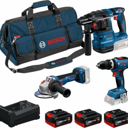 Bosch Kit 3 utensili 18V (3 batterie)