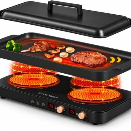 Cooktron Piano a induzione doppio + piastra